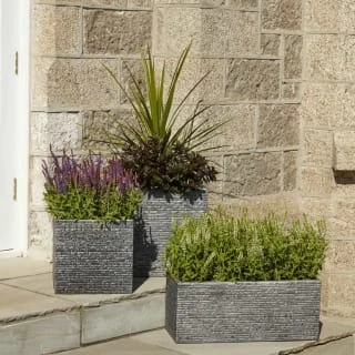 B&M Slate Effect Trough Planter 4 B&M Slate Effect Trough Planter - Image 2