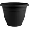 Extra Large Bell Pot Planter 55cm - Black -B and M Shop 383574 55cm xl bell pot planter black