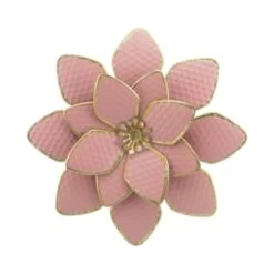 B&M Flower Wall Plaques 2pk - Pink 11 B&M Flower Wall Plaques 2pk - Pink -B and M Shop 392757 2pk metal wall flowers pink 4