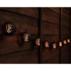 Morocco Solar Powered String Lights 8pk - Flame Effect -B and M Shop 392882 8pk morocco solar powered string lights