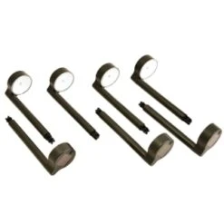 Solar Powered New York Post Lights 8pk 8 Solar Powered New York Post Lights 8pk -B and M Shop 392977 8 pack solar powered new york post lights 3