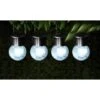 Crackle Glass Hanging Solar Lights 4pk 2 Crackle Glass Hanging Solar Lights 4pk -B and M Shop 393004 4 pack crackle glass hanging solar lights
