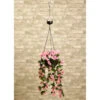 Solar Powered Artificial Floral Hanging Basket 2 Solar Powered Artificial Floral Hanging Basket -B and M Shop 393030 solar powered artificial floral hanging basket1