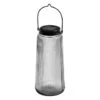 Solar Powered Tinted Glass Lantern -B and M Shop 393033 solar powered ribbed tinted glass lantern 2