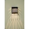 Decorative Solar Powered Fence And Wall Light -B and M Shop 393082 decorative solar powered fence and wall light
