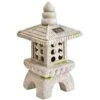 B&M Rustic Pagoda Ornament With Solar LED -B and M Shop 393435 rustic pagoda ornament with solar led 2