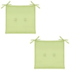 Luxury Seat Pads - Green 2pk -B and M Shop 393560 2pk shower resistant seat pads green 2