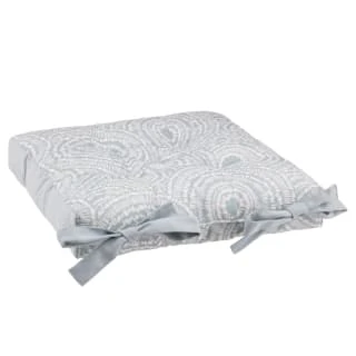 B&M Luxury Seat Pad - Light Blue Circle Print 4 B&M Luxury Seat Pad - Light Blue Circle Print - Image 2