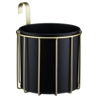 B&M New York Planter With Hook - Gold 2 B&M New York Planter With Hook - Gold