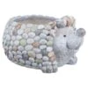B&M Hedgehog Pebble Planter 1 B&M Hedgehog Pebble Planter -B and M Shop 393674 hedgehog pebble planter