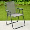 Simply Garden Folding Relaxer Chair - Grey -B and M Shop 393742 simply garden relaxer chair
