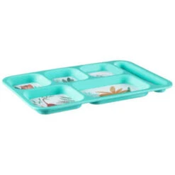 B&M Little Safari Large Kids Platter - Blue -B and M Shop 394214 large kids platter boys 2