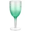 B&M Bloom Fade Wine Glass - Green 1 B&M Bloom Fade Wine Glass - Green -B and M Shop 394260 bloom fade wine glass green