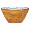 B&M Ocean Air Wooden Bowl - Stripes -B and M Shop 394287 ocean wooden bowl 3