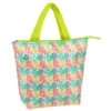 B&M Insulated Lunch Tote - Botanical -B and M Shop 394513 insulated lunch tote bag green
