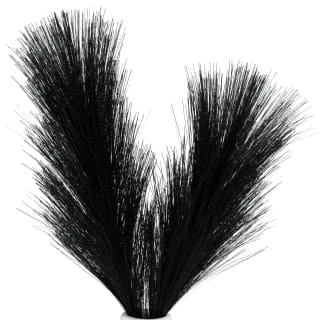 B&M Stone Rounded Vase With Black Pampas 4 B&M Stone Rounded Vase With Black Pampas - Image 2