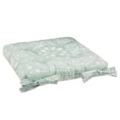 B&M Luxury Seat Pad - Green Floral Print -B and M Shop 396151 luxury shower resistant seat pad green floral
